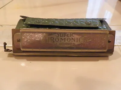 M. Hohner Super Chromonica Chromatic Harmonica Made In Germany  USED W/CASE • $25