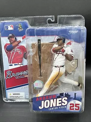 2004 McFarlane Figure ANDRUW JONES ATLANTA BRAVES WHITE VARIANT UNIFORM Fast Shi • $24.99