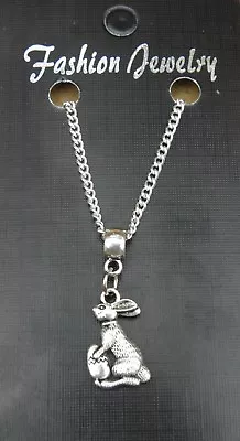 £3.99 • Buy Bunny Rabbit Pendant Necklace 18  Or 24 Inch Chain Charm