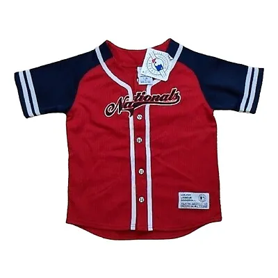 $24.99 • Buy NWT Washington Nationals Embroidered Jersey Youth Size L Genuine Merchandise