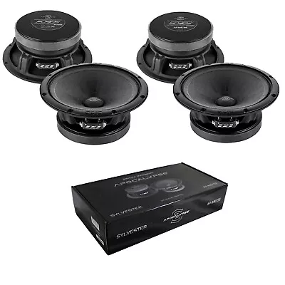 2 Pair Deaf Bonce Apocalypse 6.5  Midrange Car Speakers 1040 Watt 4 Ohm AP-M61SE • $199.80