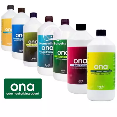 ONA Liquid Litre Refill Odour Neutralising Agent Remove Odor Smells ALL SCENTS  • £17.85