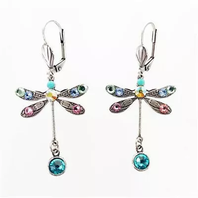 Vintage 925 Silver Dangle Drop Earrings Women Hook Turquoise Jewelry Ear Gifts • $2.28