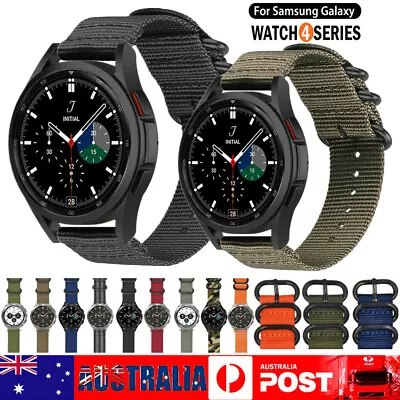 $9.02 • Buy For Samsung Galaxy Watch 5 4 Classic 42 46 40 44 Mm Sport Nylon Watch Band Strap