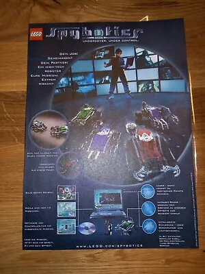 $3.15 • Buy LEGO Spybotics Robot Set PC Advertising Ad Print Ad. Germany 2002