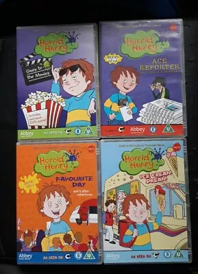 Horrid Henry X4 DVDs • £0.99