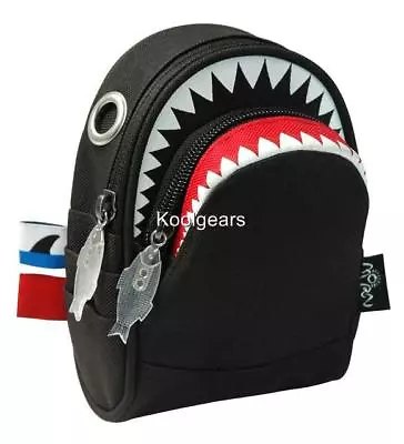 SHARK Waist Pack XS MORN CREATIONS Pouch Backpack BLACK • $24.99