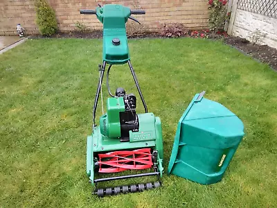 Qualcast Suffolk Punch 35 Petrol Cylinder Lawnmower Mower 14  Cut Self Propelled • £169