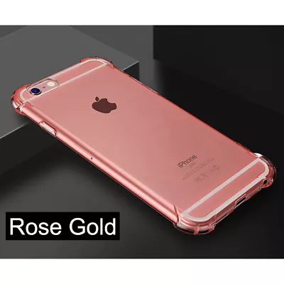 $4.45 • Buy Shockproof Tough Gel Clear Case Cover For Apple IPhone 5 5s SE 6 6s 7 8 Plus 11