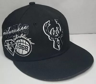 Milwaukee Bucks - New Era 59Fifty - Fitted Hat Size 6 7/8 - Est. 1968 Embroidery • $24.99