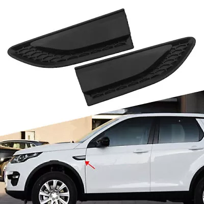 Pair Fender Vent Grille Black Louver Fit For Land Rover Discovery Sport 2015-21 • $61.16