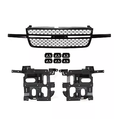 Grille Assembly Kit For 03-06 Chevy Silverado 1500 Textured Black Shell Grille • $185.90