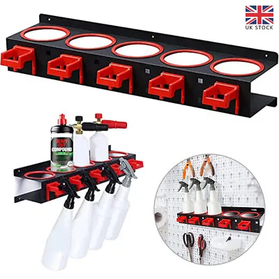 Spray Bottle Storage Rack Wall Mounted Pickup Can Holder Accessories For Garage • £19.14