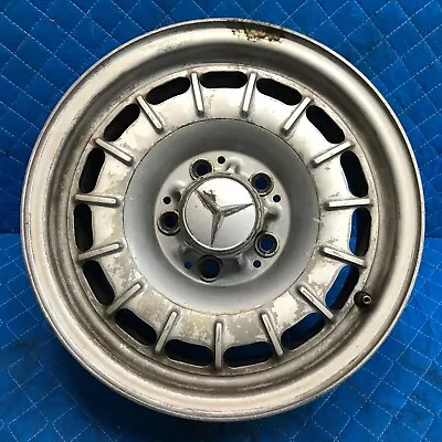 Mercedes R107 450SLC 380SL 560SEC 14x6.5 14  Wheel Rim OEM 1264002102 • $140