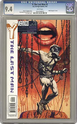 Y The Last Man #5 CGC 9.4 Vertigo DC Comics Vaughan Guerra Marzan Cover JG Jones • $29.99