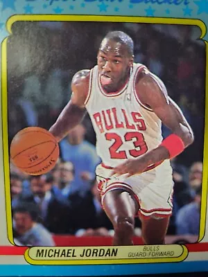 1988-89 Fleer Sticker Set-Break #  7 Michael Jordan NR-MINT ~CRISPY~ • $9.50