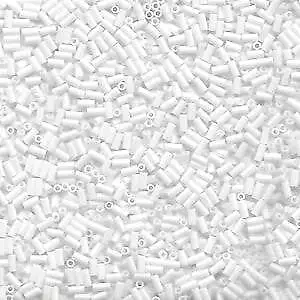 Opaque White Miyuki Bugle Beads 3mm (#1) (BGL1-9402-TB) • $8.49