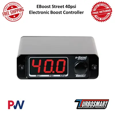 $399.95 • Buy Turbosmart E-Boost Street 40psi Black Boost Controller Universal #TS-0302-1002