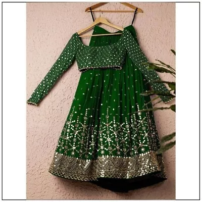 New Designer Lehenga Choli Lengha Indian Bollywood Wedding Party Pakistani Wear • $79.99