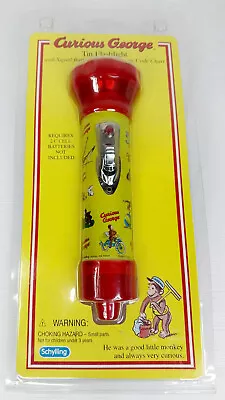 Vtg Schylling Curious George Flashlight In Original Package. Tested And Working. • $24.99