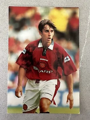 Manchester United Postcard 1996-97 Gary Neville • £1