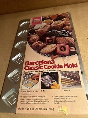 Wilton Cookie Maker Barcelona Classic Cookie Mold Vintage NEW • $11.14