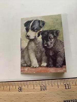 Vintage 1950 Miniature Calendar With Cute Dogs • $9.99