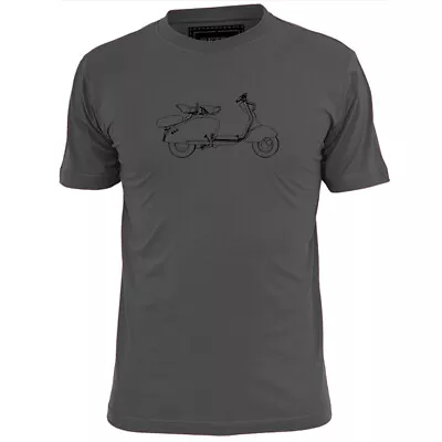 Mens Lambretta 150 Ld Scooter Blueprint T Shirt Mod Scooter Boy Weller Jam  • £10.99