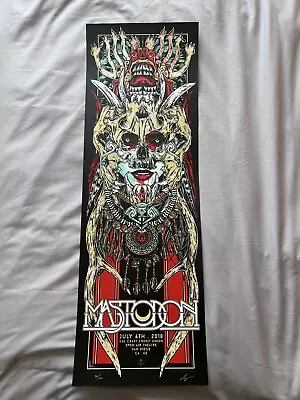 Mastodon Tour Poster San Diego CA 7/6 July 2018 S/N #/100 Rhys Cooper Rare Show • $199.99