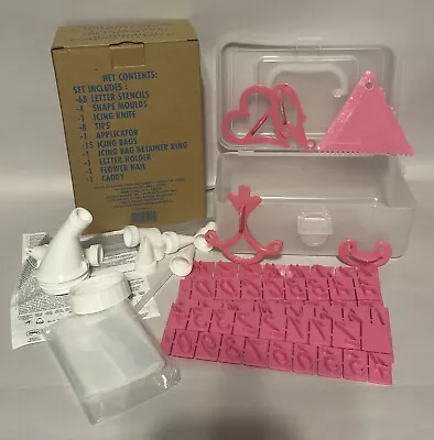 2011 New In Box Avon 100 Pcs Cake Decorating Letter Press Set • $21.50