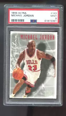 1996-97 Fleer Ultra #143 Michael Jordan PSA 9 Graded Card NBA 96-97 1997 Effort • $53.96