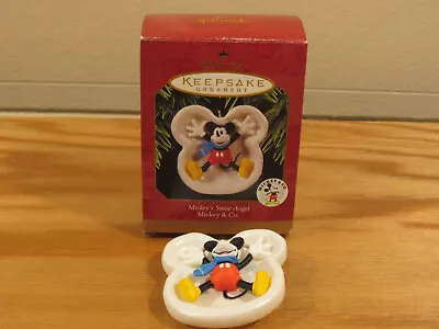 1997 Mickey's Snow Angel Hallmark Ornament Mickey Mouse & Co. • $10.20