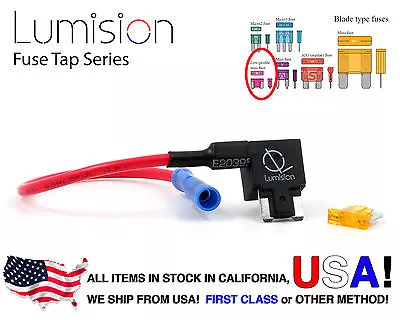 Add-a-circuit Blade Style Atm Low Profile Mini Fuse Holder Fuse Tap + 5amp Fuse • $6.99