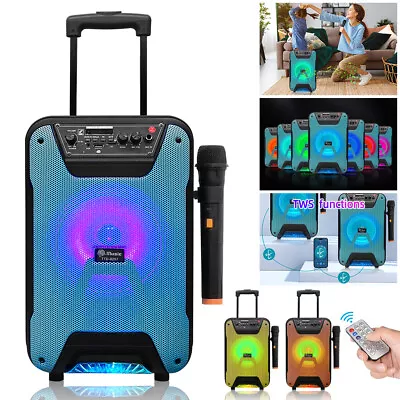 8  1000W Portable Bluetooth Speaker Sound System Party  W/MIC+Remote Controller • $47.05