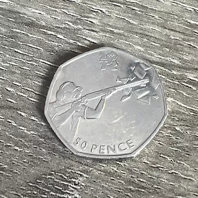 £2.95 • Buy 2011 Olympic 50p Fifty Pence Coin Shooting Circulated
