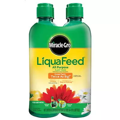 Miracle-Gro Liquafeed All Purpose Plant Food 4-Pack Refills 16 Fl. Oz. • $14.97