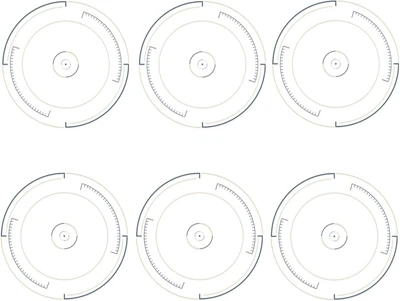 6 Pcs Objective Point Markers Compatible With Wargame Warhammer 40k (Bullseye) • £9.62