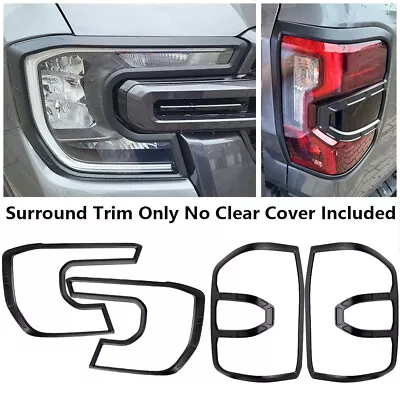 Headlight Front Tail Light Cover Surround Trim For Ford Ranger Next Gen 2022 23+ • $69.99