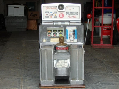 $4500 • Buy Jennings Slot Machine 5p (25c) Chief Governor Tic-Tac-Toe VINTAGE MUST SEE