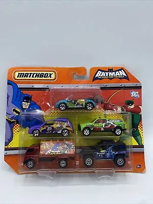 Matchbox Batman The Brave And Bold 5 Car Lot Mattel 2010 Gorilla Grodd Joker • $29.99