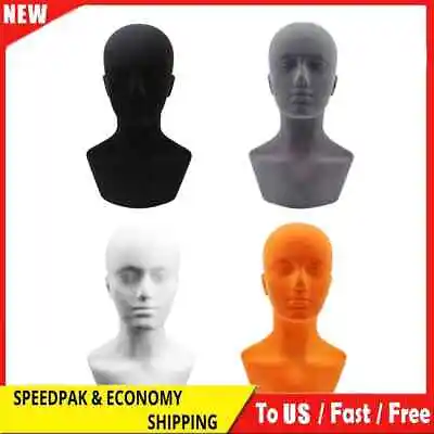 $9.57 • Buy Male Mannequin Foam Head Model For Glasses Wig Hat Shopping Mall Home Hold Model