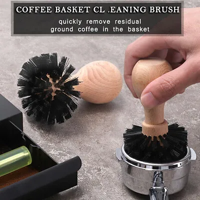 Coffee Protafilter Brush Coffee Grinder Cleaner Brushes Machine For 85mm Basket • $23.19
