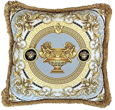 Beautiful Versace Lions And Urn Velvet Pillow • $220