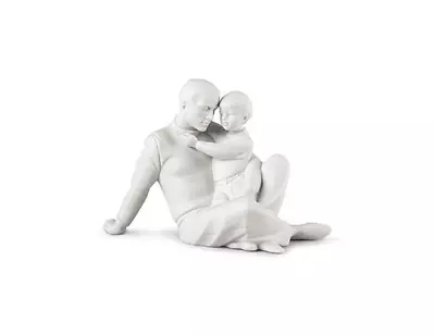 New Nao By Lladro #1871 To Love & Protect Matte White Brand Nib Father & Son F/s • $145