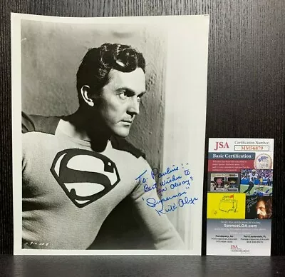 Kirk  Superman  Alyn Autograph JSA CERTIFIED Signed Photo 1948 SUPERMAN ACTOR! • $112.50