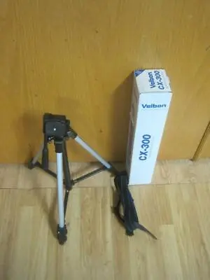 Velbon Cx-300 Tripod Lightweight Photo/video Camera Photography Tri Pod In Box • $14.99