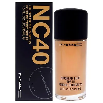 BNIB 100% Authentic MAC Pro Cosmetics Studio Fix Fluid Foundation 30ml SPF 15 • £40