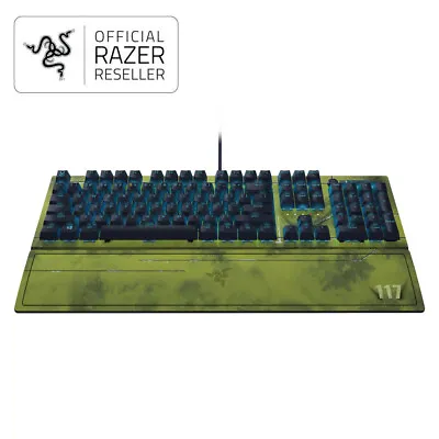 $199 • Buy Razer BlackWidow V3 Mechanical RGB Gaming Keyboard - HALO Infinite Edition