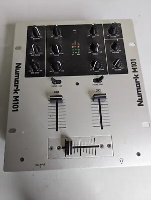 Numark M101 DJ Mixer Works TESTED No Power Adapter  • $17.65