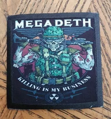 £5.99 • Buy MEGADETH KILLING IS MY BUSINESS ! HEAVY METAL MUSIC Dave Mustaine Sew On Patch